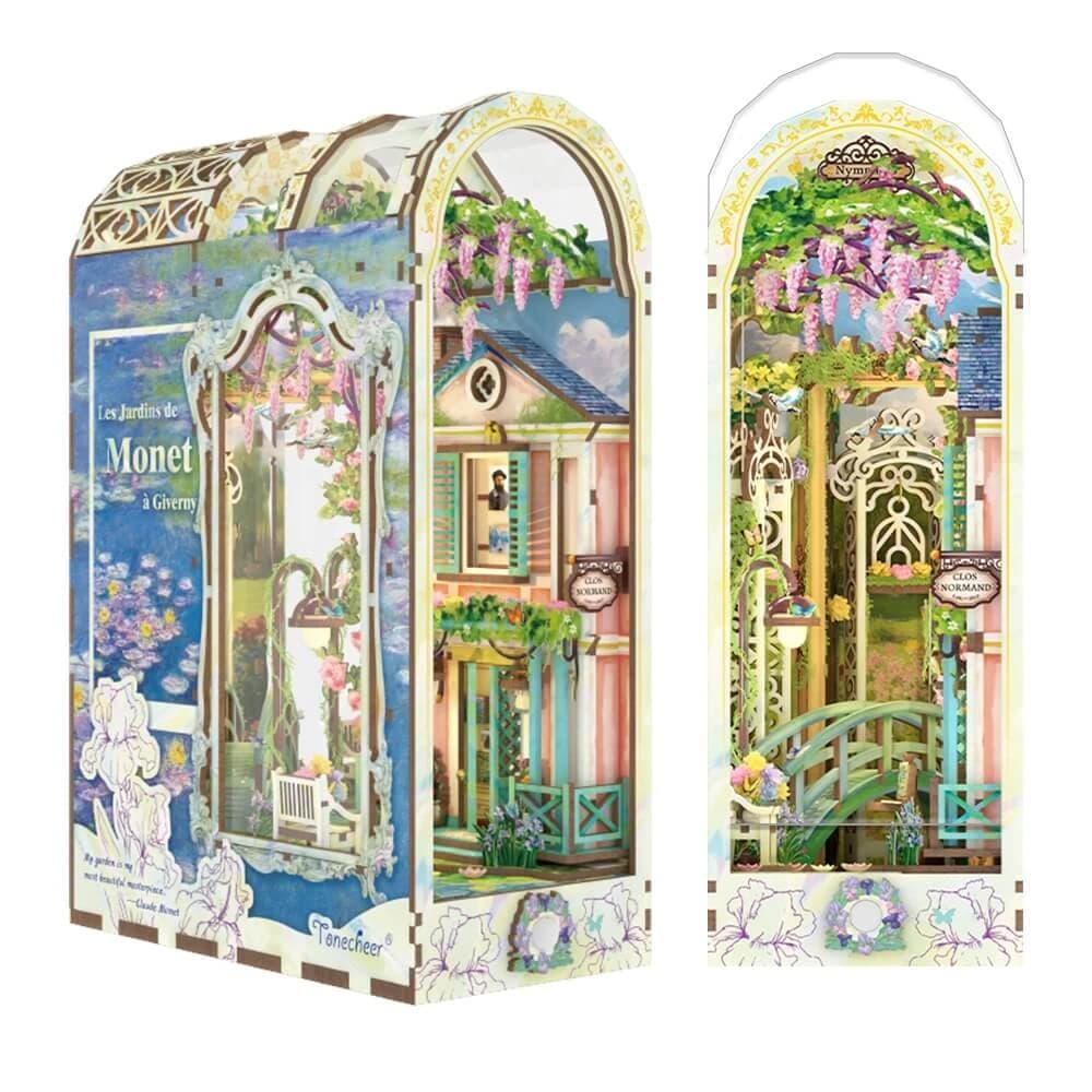 3D Wooden Puzzle DIY Book Nook Kit (Giverny Garden)