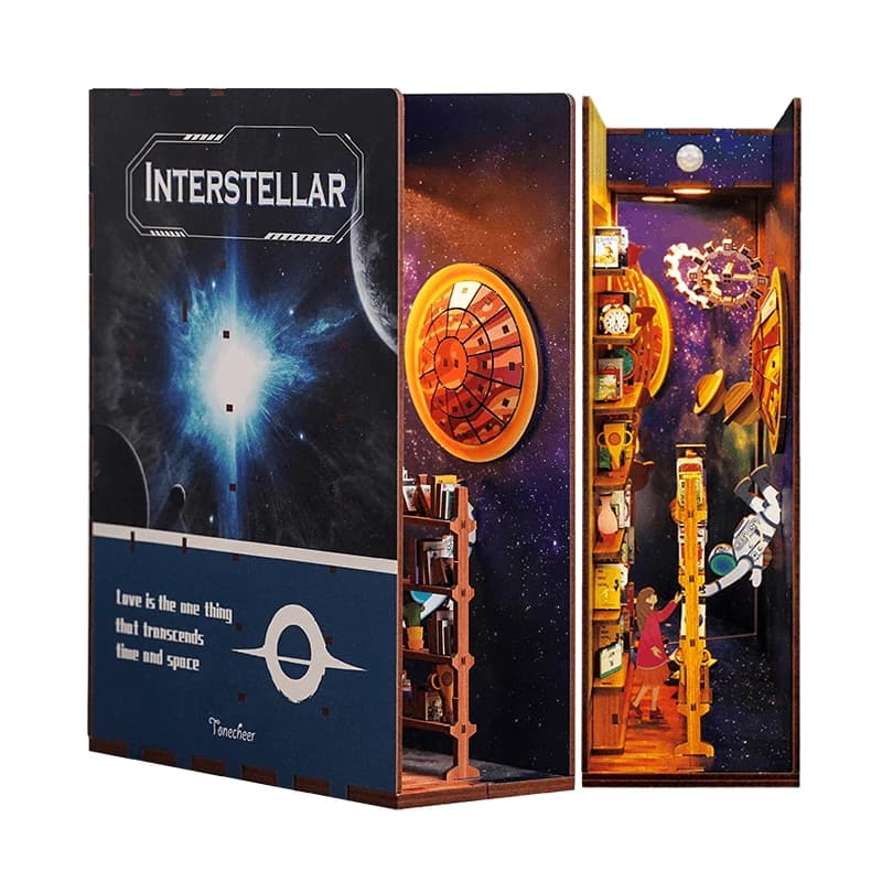 3D Wooden Puzzle DIY Book Nook Kit (Interstellar)