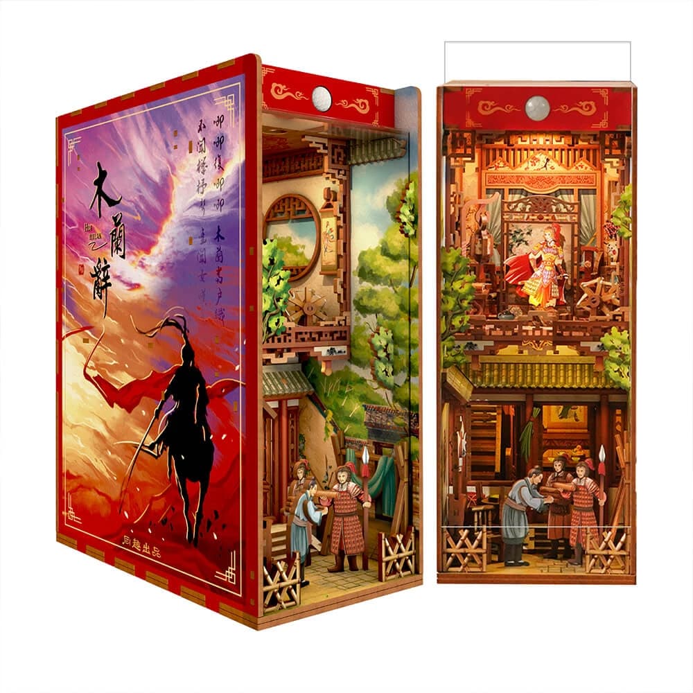 3D Wooden Puzzle DIY Book Nook Kit (Ode of Mulan)