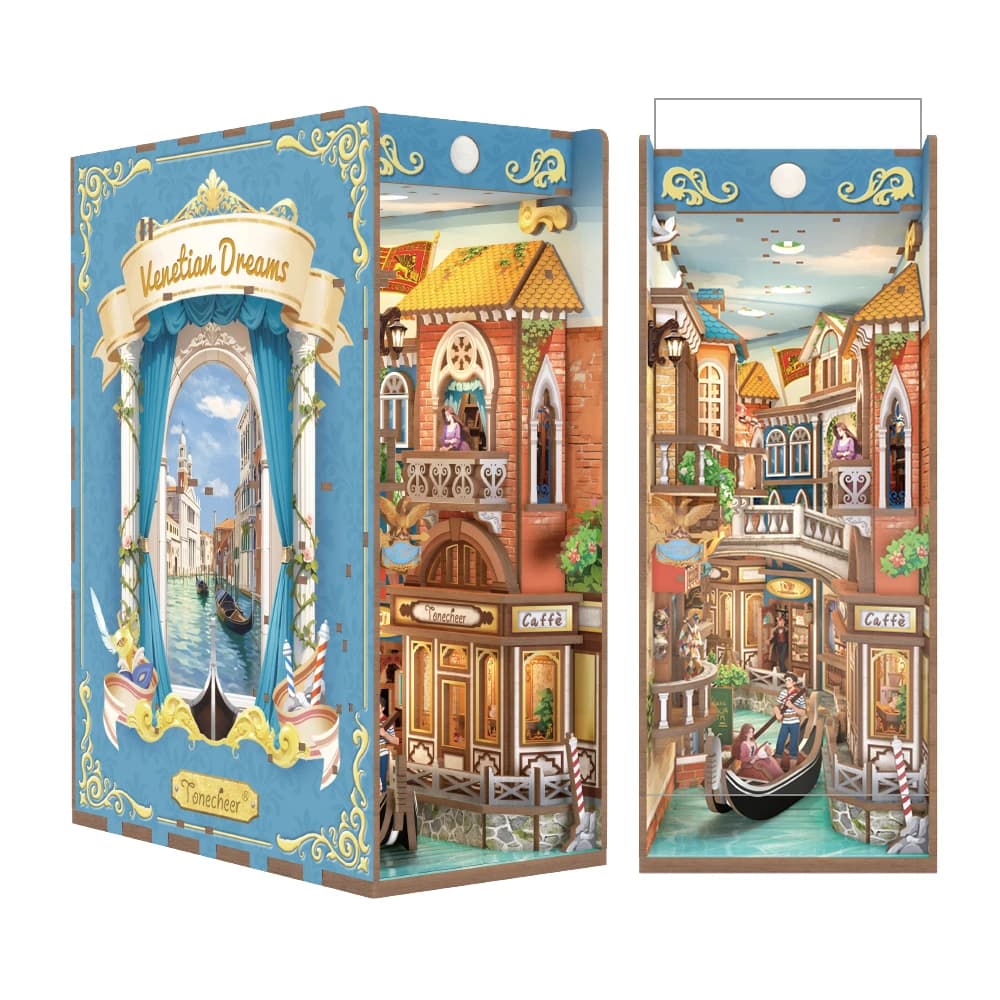 3D Wooden Puzzle DIY Book Nook Kit (Venetian Dreams)