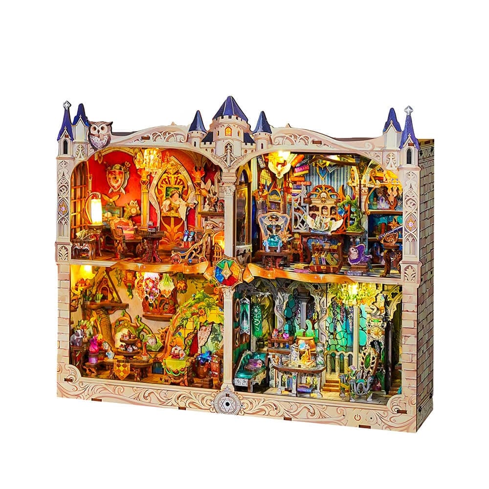 3D Wooden Puzzle DIY Story Frame Kit (Magic College)