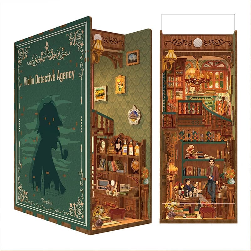 3D Wooden Puzzle DIY Book Nook Kit (Violin Detective Agency)